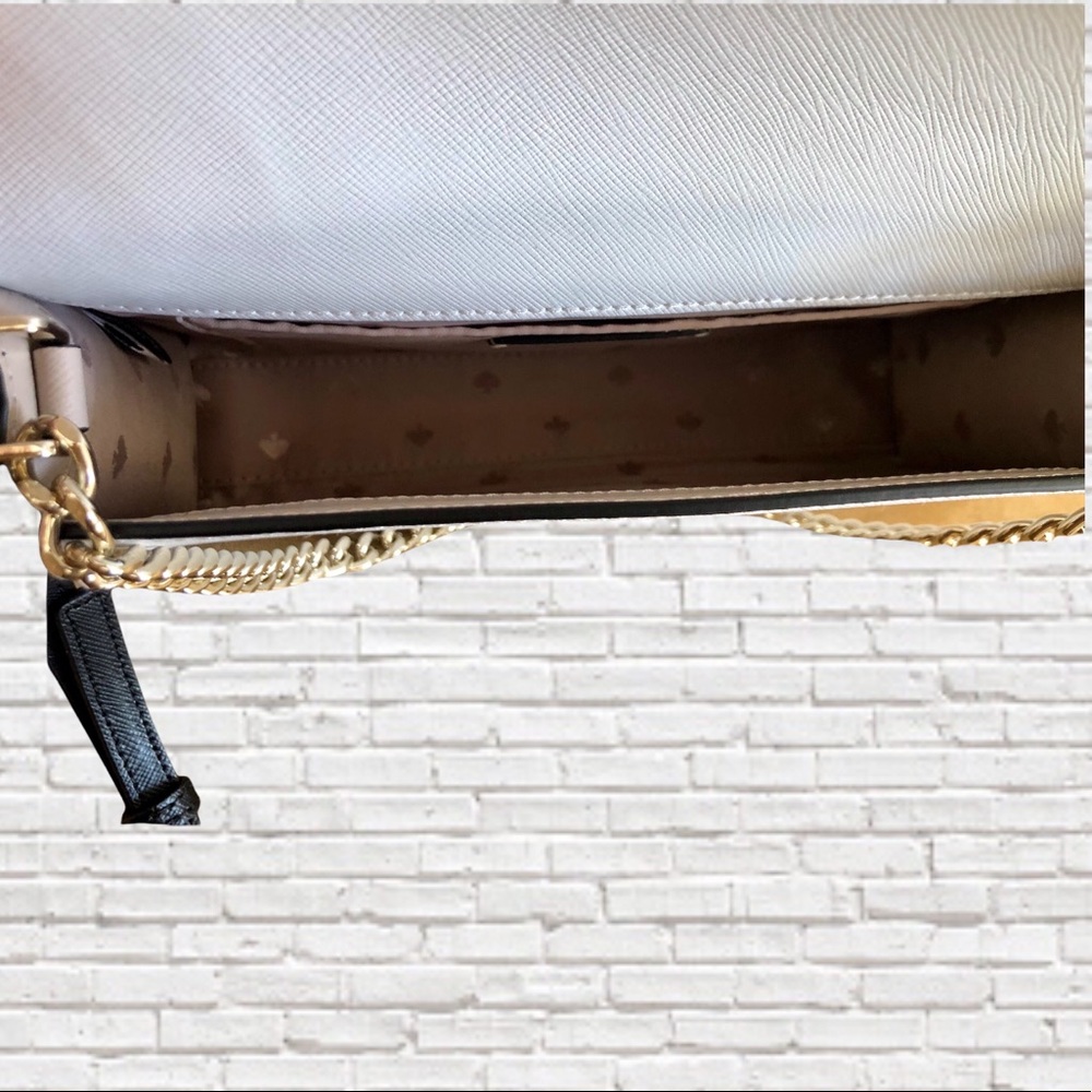 KATE SPADE • Carson Colorblock Saffiano Leather Convertible Crossbody - Picture 8 of 12